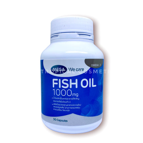 MEGA We Care Fish Oil 1,000 mg. 30 caps., Рыбий жир в капсулах 1,000 мг. 30 капс.