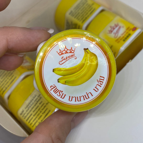 Supreme Banana Balm For Rough & Dry Skin Set 20 g.*6 pcs, Банановый крем-бальзам от трещин на пятках и растяжек на коже Набор 20 гр.* 6шт.