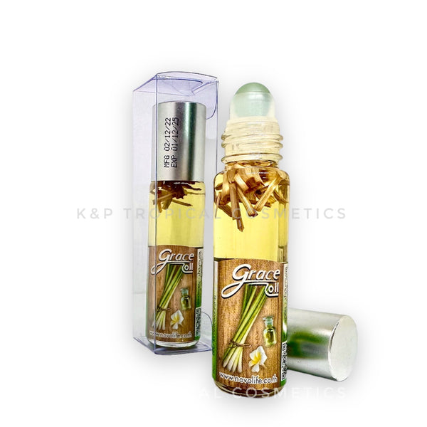 Green Herb Ginseng Root Lemongrass Aroma Oil 8 ml., Набор трав для ингаляций на масле с лемонграссом 8 мл.