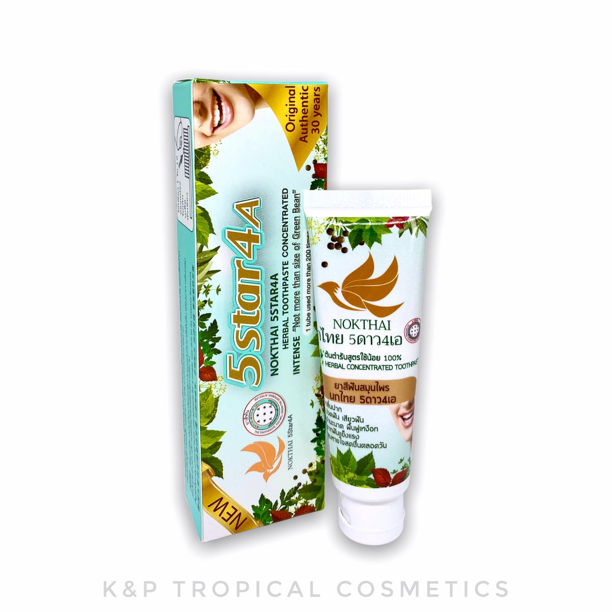 5 Star 4 A Herbal Original Toothpaste 50 g., Зубная паста концентриров ...