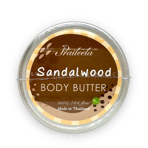 Praileela Sandalwood Body Butter 250 g., Органический баттер для тела "Сандаловое дерево" 250 гр.
