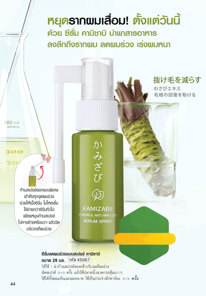 Faris Kamizabii Powerful Anti Hair Loss Serum Spray 28 ml., Сыворотка "Kamizabii" для укрепления волос 28 мл.