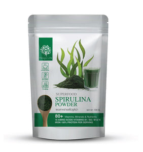 Feaga Life Dietary Supplement Organic Spirulina Powder 100 g., Органическая спирулина в порошке - натуральный источник железа 100 гр.