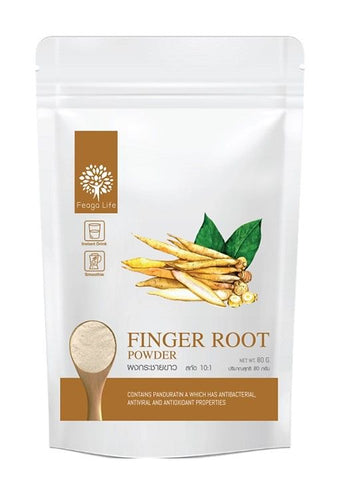 Feaga Life Dietary Supplement Finger Root Powder 80 g., Органический порошок корня галангала для повышения тонуса организма 80 гр.