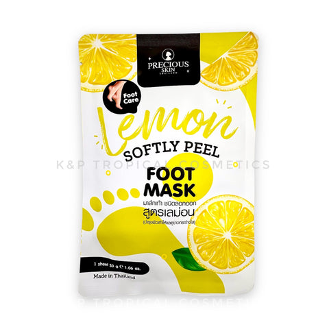 PRECIOUS SKIN Lemon Softly Peel Foot Mask 30 g., Маска-пилинг для ступней с экстрактом лимона 30 гр.