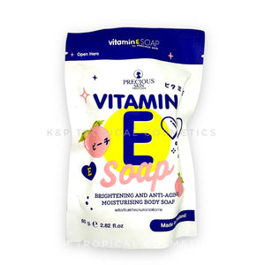 PRECIOUS SKIN Vitamin E Brightening and Anti-Aging Moisturising Body Soap 80 g., Увлажняющее мыло с витамином Е для сияния кожи 80 гр.