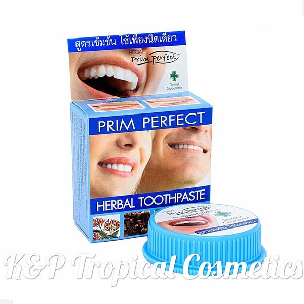 Poompuksa Prim Perfect Herbal Toothpaste 25 g., Тайская травяная зубная паста "Прим Перфект" 25 гр.