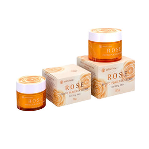 Wanthai Rose Phyto Placenta Cream for Dry Skin 15 g., Антивозрастной крем для лица с фитоплацентой из лепестков розы для сухой кожи 15 гр.
